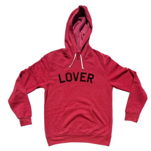 Adult Large - Lover Hoodie - Heather Red - Final Sale R1