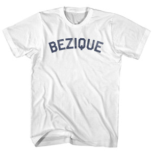 Bezique Adult Cotton T-shirt - White