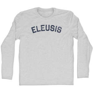Eleusis Adult Cotton Long Sleeve T-shirt - Grey Heather