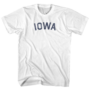 Iowa Adult Cotton T-shirt - White