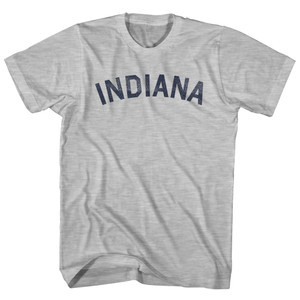 Indiana Womens Cotton Junior Cut T-Shirt - Grey Heather