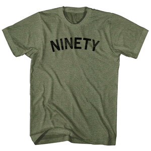 Ninety Adult Tri-Blend T-shirt - Military Green