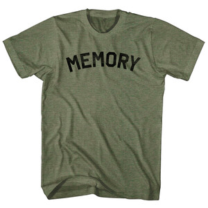 Memory Adult Tri-Blend T-shirt - Military Green
