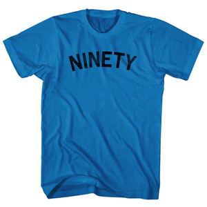 Ninety Adult Cotton T-shirt - Royal Blue