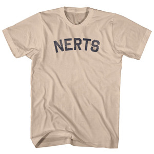 Nerts Adult Cotton T-shirt - Creme