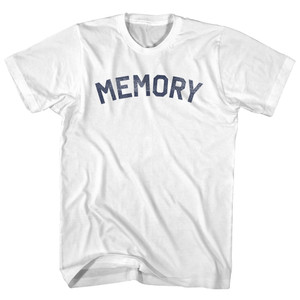 Memory Adult Cotton T-shirt - White