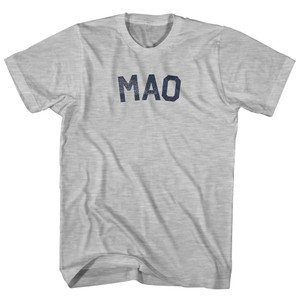 Mao Youth Cotton T-shirt - Grey Heather