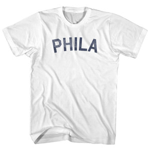 Phila Adult Cotton T-shirt - White