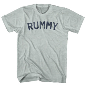 Rummy Adult Tri-Blend T-shirt - Athletic Cool Grey