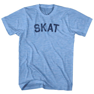 Skat Adult Tri-Blend T-shirt - Athletic Blue