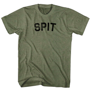 Spit Adult Tri-Blend T-shirt - Military Green