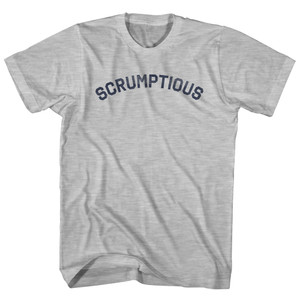 Scrumptious Adult Cotton T-shirt - Grey Heather