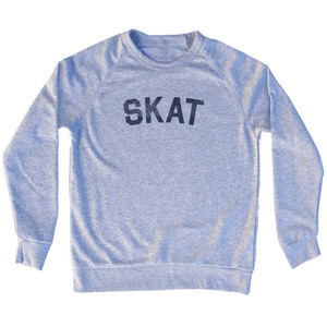 Skat Adult Tri-Blend Sweatshirt - Grey Heather