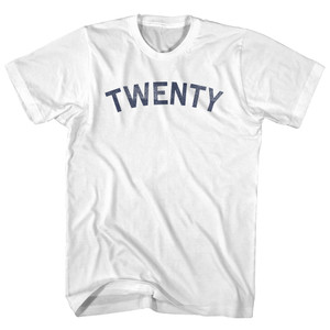 Twenty Adult Cotton T-shirt - White