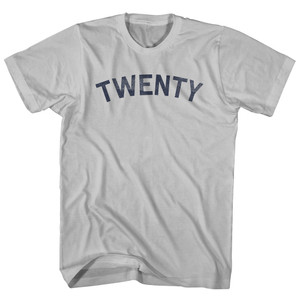 Twenty Adult Cotton T-shirt - Cool Grey