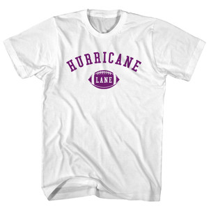 Hurricane Lane Football Adult Cotton T-shirt - White