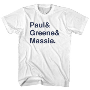Legends Paul, Greene and Massie Youth Cotton T-shirt - White