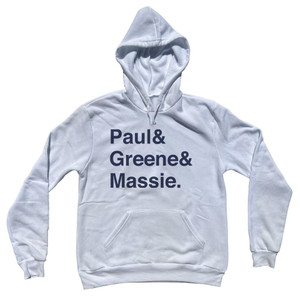 Legends Paul, Greene and Massie Cotton-Poly Blend Hoodie - White
