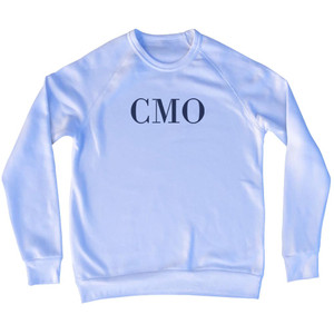 CMO Adult Tri-Blend Sweatshirt - White