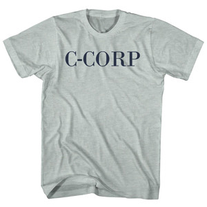 C-CORP Adult Tri-Blend T-shirt - Athletic Cool Grey