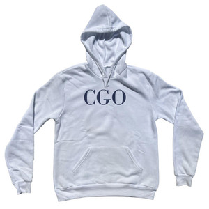CGO Cotton-Poly Blend Hoodie - White