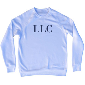 LLC Adult Tri-Blend Sweatshirt - White