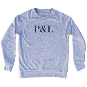 P&L Adult Tri-Blend Sweatshirt - Grey Heather