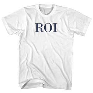 ROI Womens Cotton Junior Cut T-Shirt - White