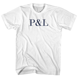 P&L Adult Cotton T-shirt - White