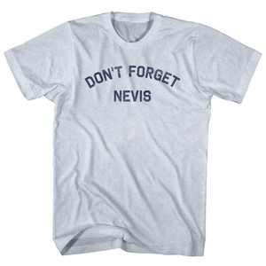 Don't Forget Nevis Adult Tri-Blend T-shirt - Athletic White