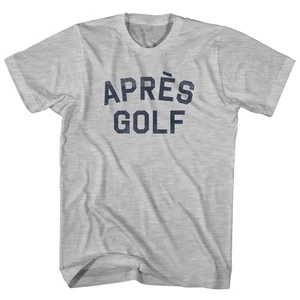 APRES GOLF Womens Cotton Junior Cut T-Shirt - Grey Heather