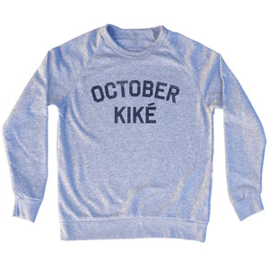 October Kike Adult Tri-Blend Sweatshirt - Grey Heather