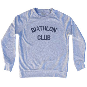 Biathlon Club Adult Tri-Blend Sweatshirt Heather Grey