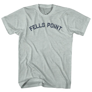 Fells Point Adult Tri-Blend T-shirt - Athletic Cool Grey