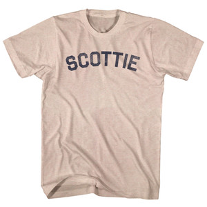 Scottie Adult Tri-Blend T-shirt - Sand