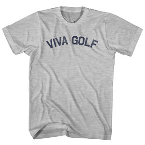 Viva Golf Youth Cotton T-shirt - Grey Heather