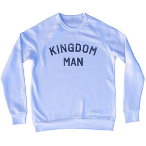 Kingdom Man Adult Tri-Blend Sweatshirt - White