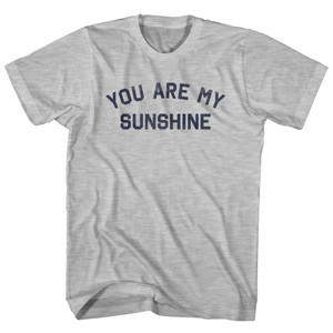 You Are My Sunshine Womens Cotton Junior Cut T-Shirt - Grey Heather