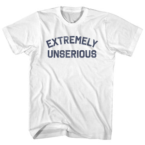 Extremely Unserious Adult Cotton T-shirt - White