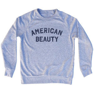 American Beauty Adult Tri-Blend Sweatshirt - Grey Heather