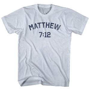 Matthew 7 12 Adult Tri-Blend T-shirt - Athletic White