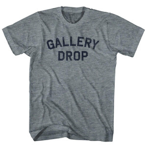Gallery Drop Adult Tri-Blend T-shirt - Athletic Grey