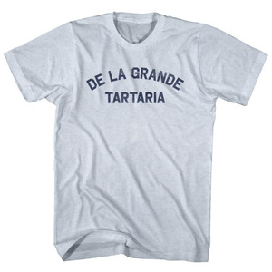 De La Grande Tartaria Adult Tri-Blend T-shirt - Athletic White