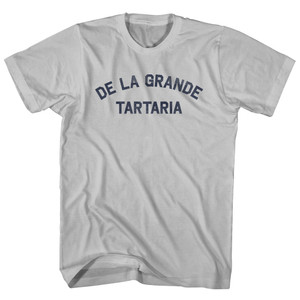 De La Grande Tartaria Adult Cotton T-shirt - Cool Grey