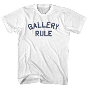 Gallery Rule Youth Cotton T-shirt - White