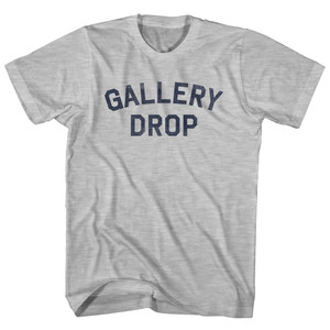 Gallery Drop Adult Cotton T-shirt - Grey Heather