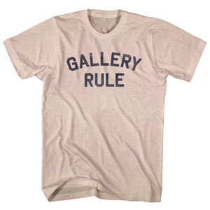 Gallery Rule Adult Tri-Blend T-shirt - Sand