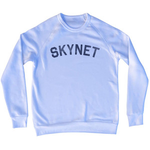 Skynet Adult Tri-Blend Sweatshirt - White