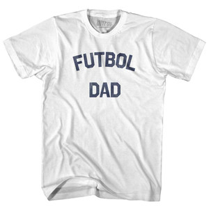 Futbol Dad Youth Cotton T-shirt - White