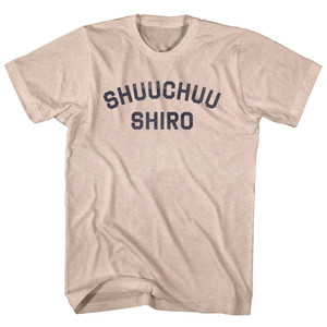 Shuuchuu Shiro Adult Tri-Blend T-shirt - Sand